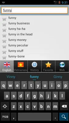 Vietnamese best dict android App screenshot 9