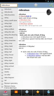 Vietnamese best dict android App screenshot 1