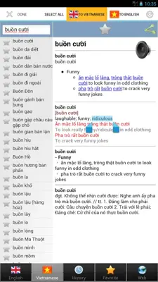 Vietnamese best dict android App screenshot 2