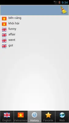 Vietnamese best dict android App screenshot 5